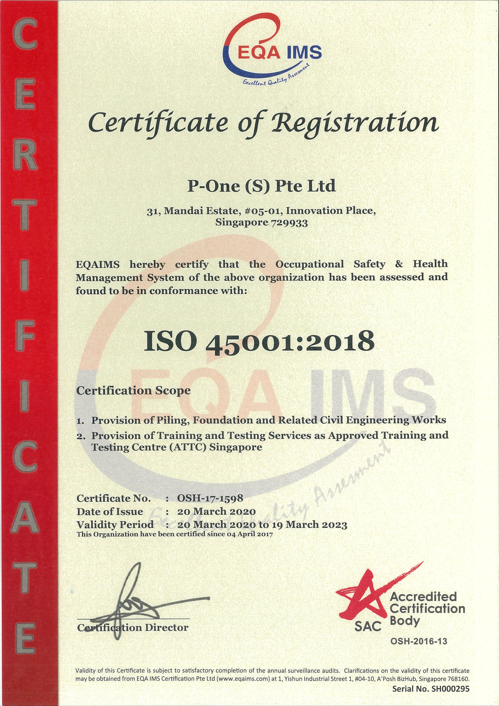 Occupational Safety & Health Management System